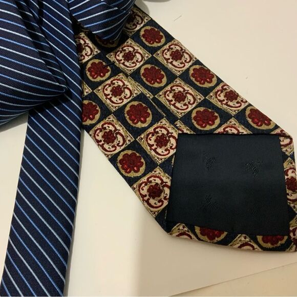 Brooks brothers neck tie 2 PCs set - Picture 5 of 10